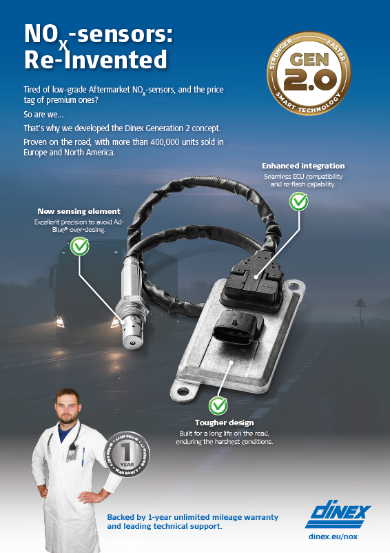 Bulletin: NOx-sensors - Re-invented